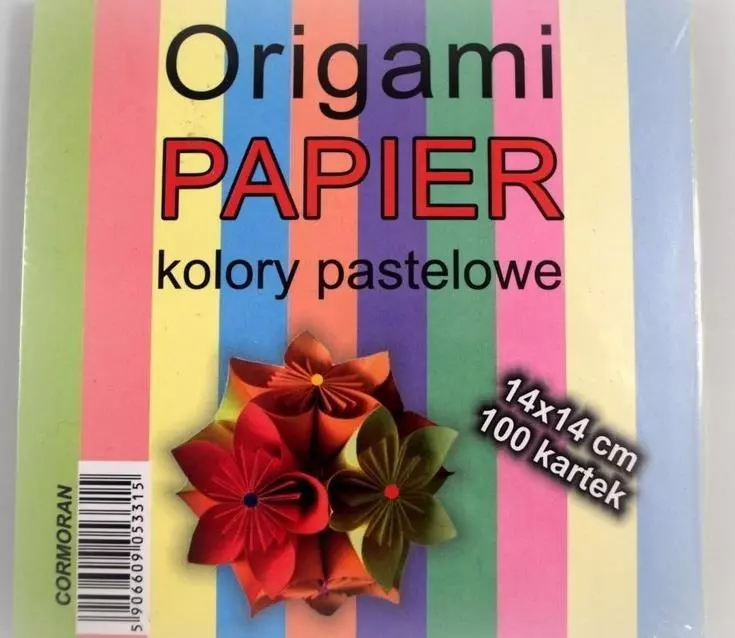 Origami papier 14x14cm pastele - Książki