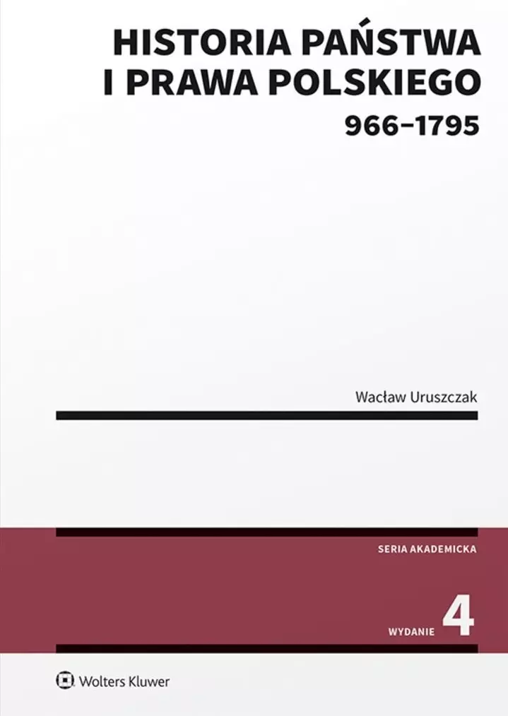 Historia państwa i prawa polskiego (966-1795) - Książki