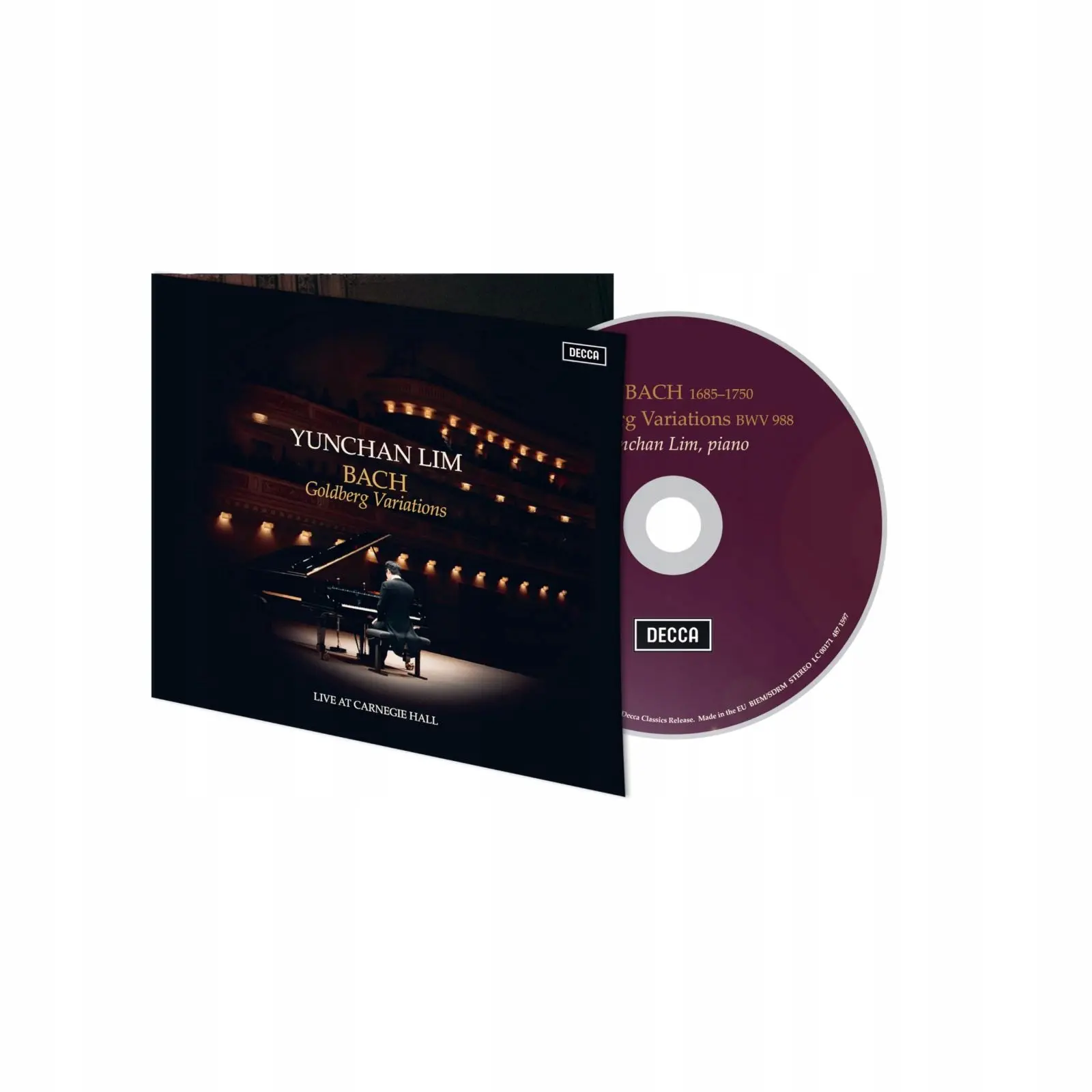 J.S.Bach Goldberg Variations - Live At Carnergie Hall 2025, CD - Muzyka