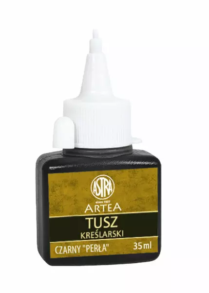 Tusz kreślarski 35 ml, czarny "perła" - Papiernicze i szkolne