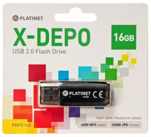 Pendrive Platinet 16 GB - Papiernicze i szkolne