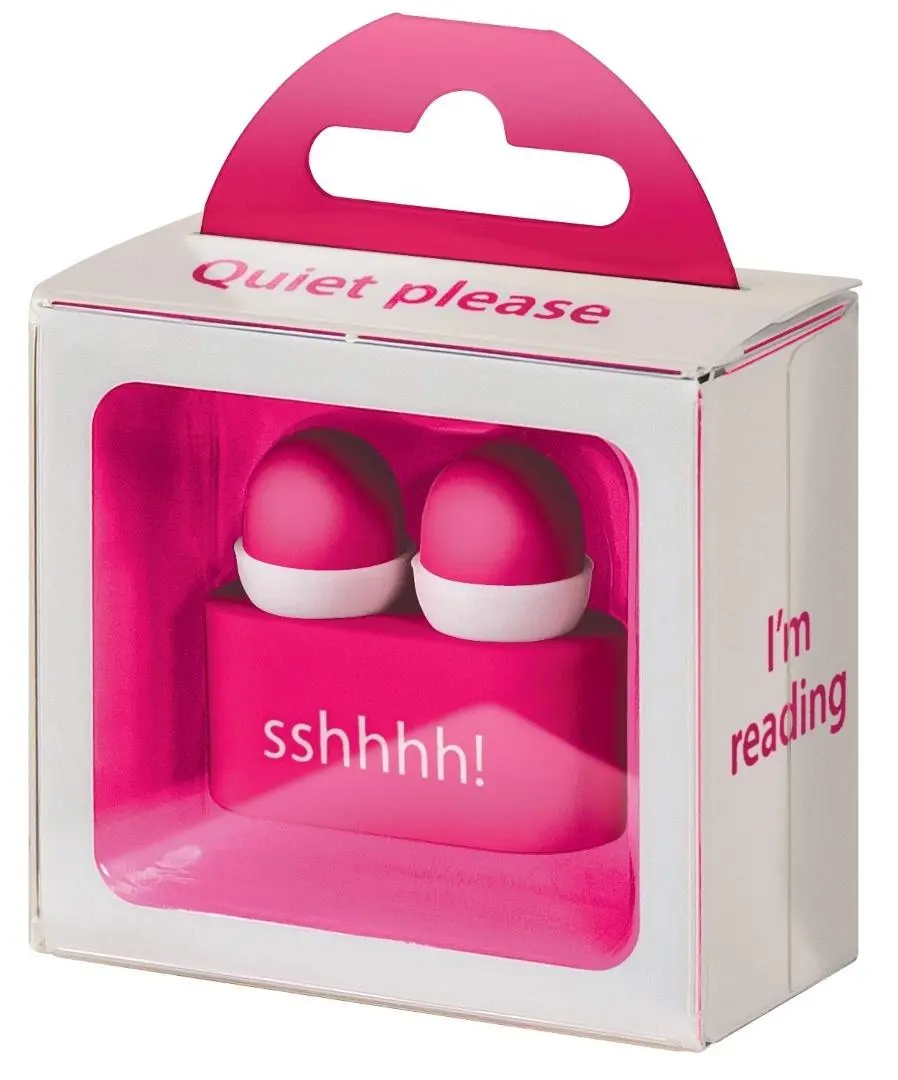 Ear Plugs - zatyczki do uszu w etui - różowe - Papiernicze i szkolne