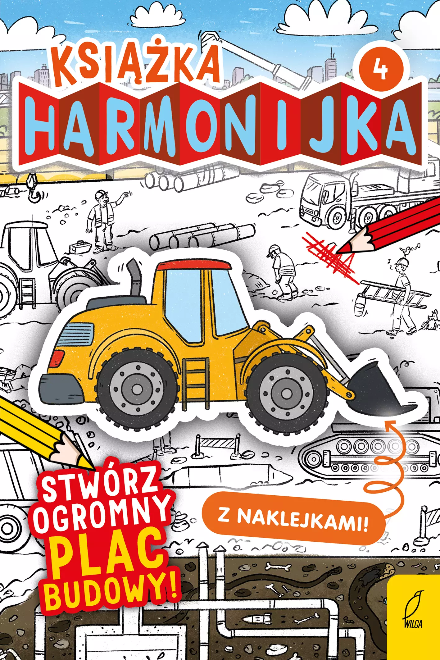 Książka harmonijka. Część 4. Stwórz ogromny plac budowy - Książki