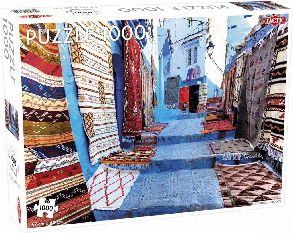 Puzzle 1000 elementów. Around the World: Chefchouen, Morocco - Puzzle
