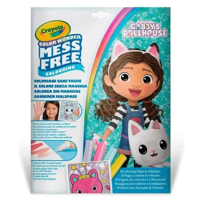 Kolorowania Wonder Gabbys Dollhouse CRAYOLA - Książki