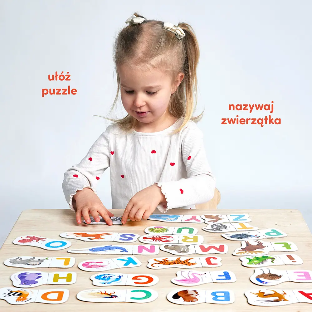 Puzzle CzuCzu do pary. Literki 3+ - Puzzle