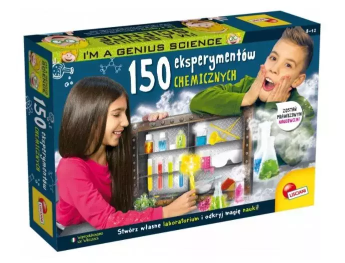 I'm a Genius Science. Zestaw 150 eksperymentów chemicznych - Zabawki