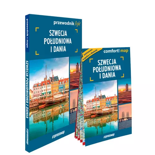 Szwecja południowa i Dania light: przewodnik +mapa - Książki