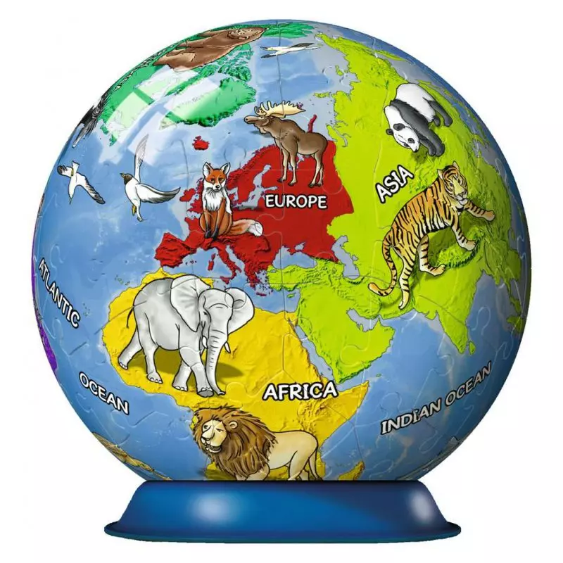 Puzzle 3D 72 elementy. Globus - Puzzle