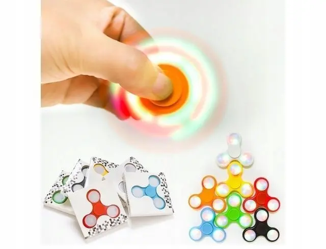 Spinner ze światłem Hipo - Zabawki