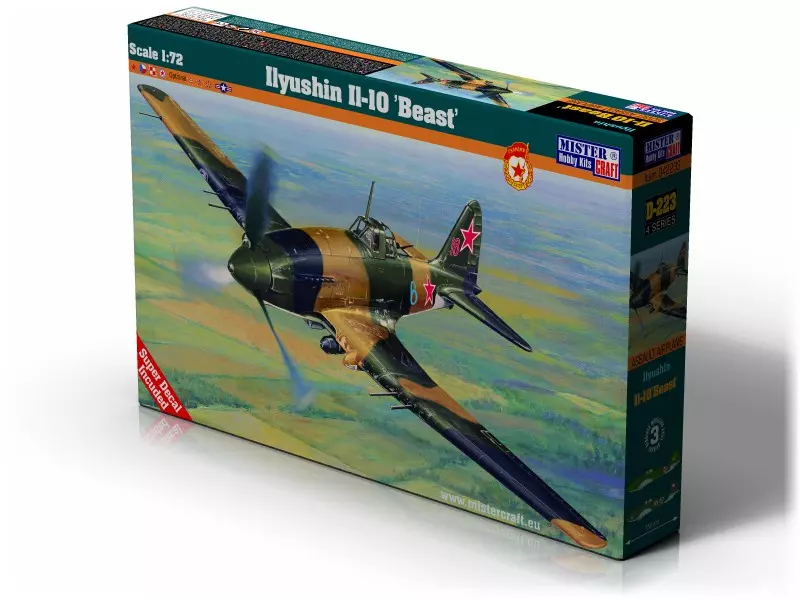 Ilyushin Il-10 Beast, D-223, 1:72 - Zabawki