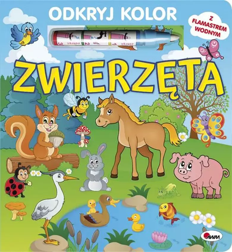 Odkryj kolor. Zwierzęta - Książki