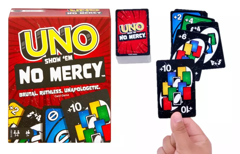 Mattel. HWV18 Uno No Mercy. Bez Litości - Gry