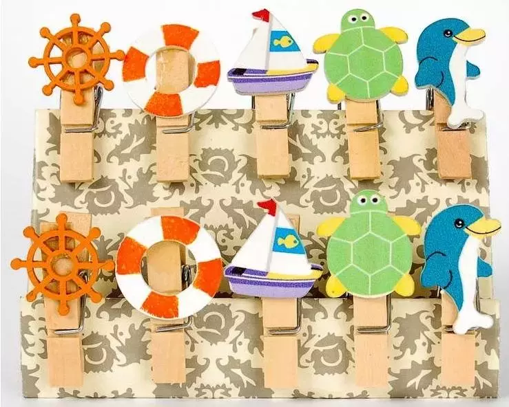 Klamerki ozdobne Shapes 11 - Papiernicze i szkolne