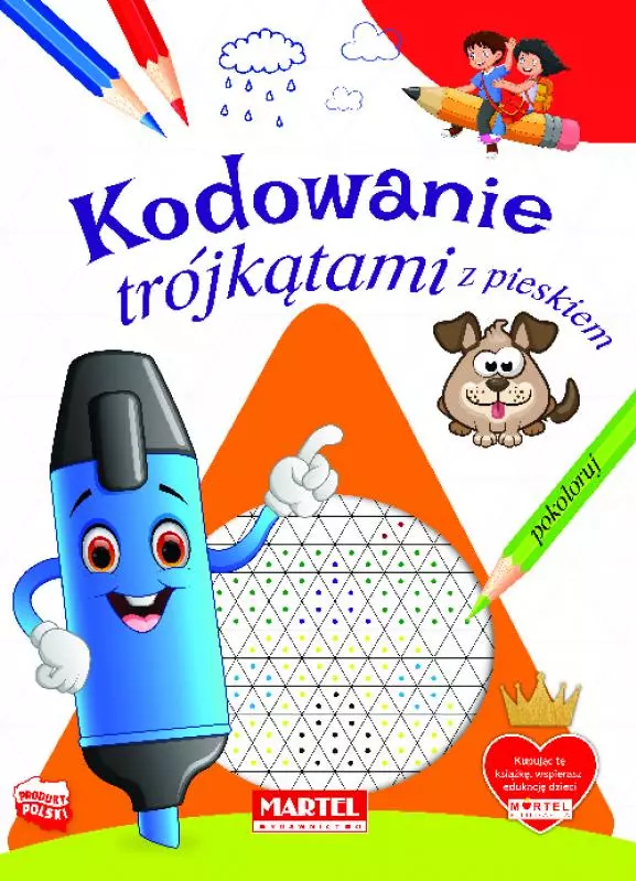 Kodowanie trójkątami z pieskiem - Książki