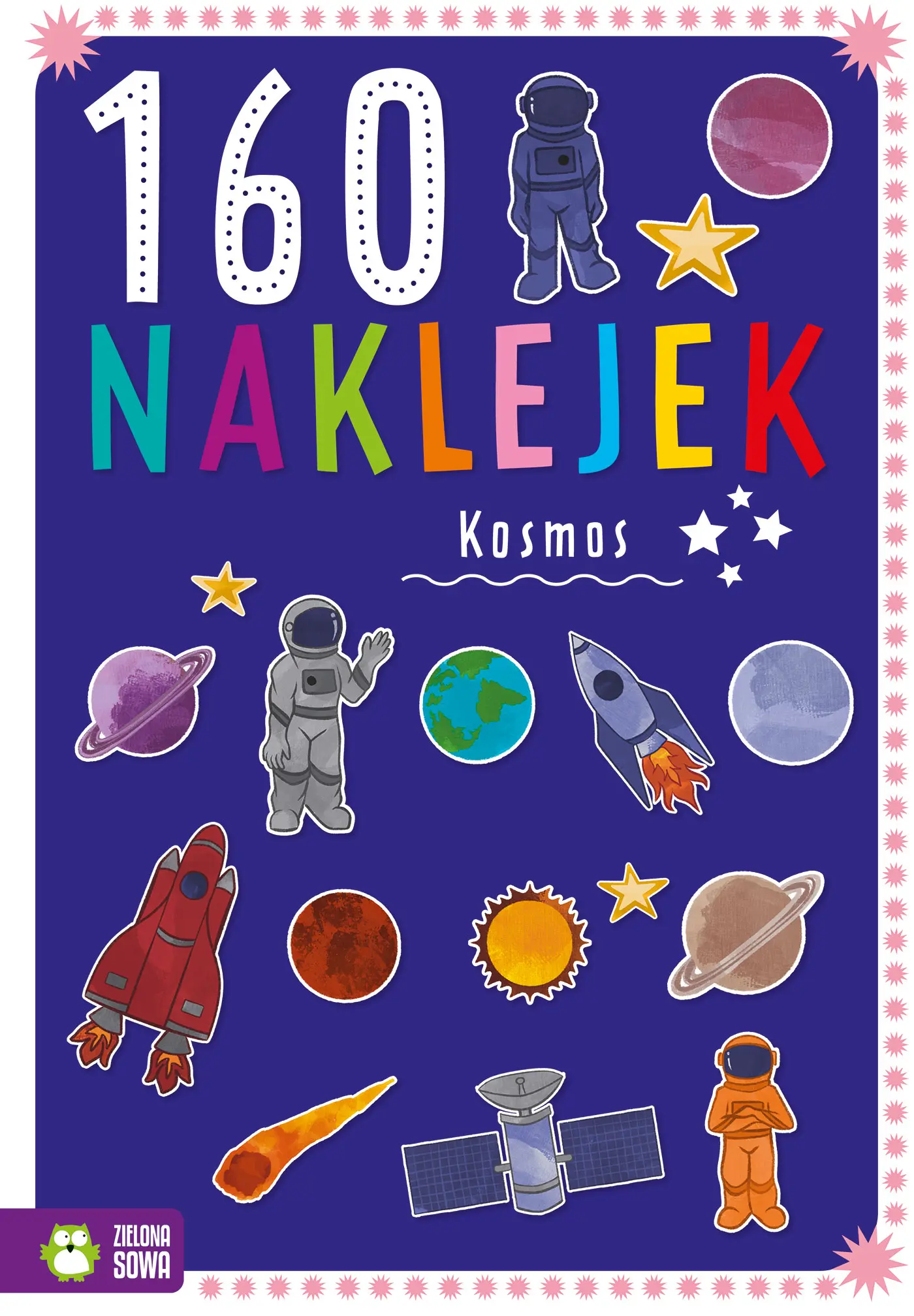160 naklejek. Kosmos - Książki