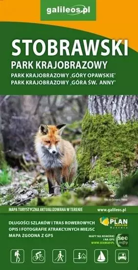 Mapa turystyczna - Stobrawski Park Krajobrazowy - Książki