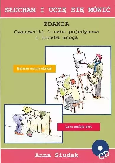Zdania. Czasowniki liczba poj. i liczba mnoga - Książki