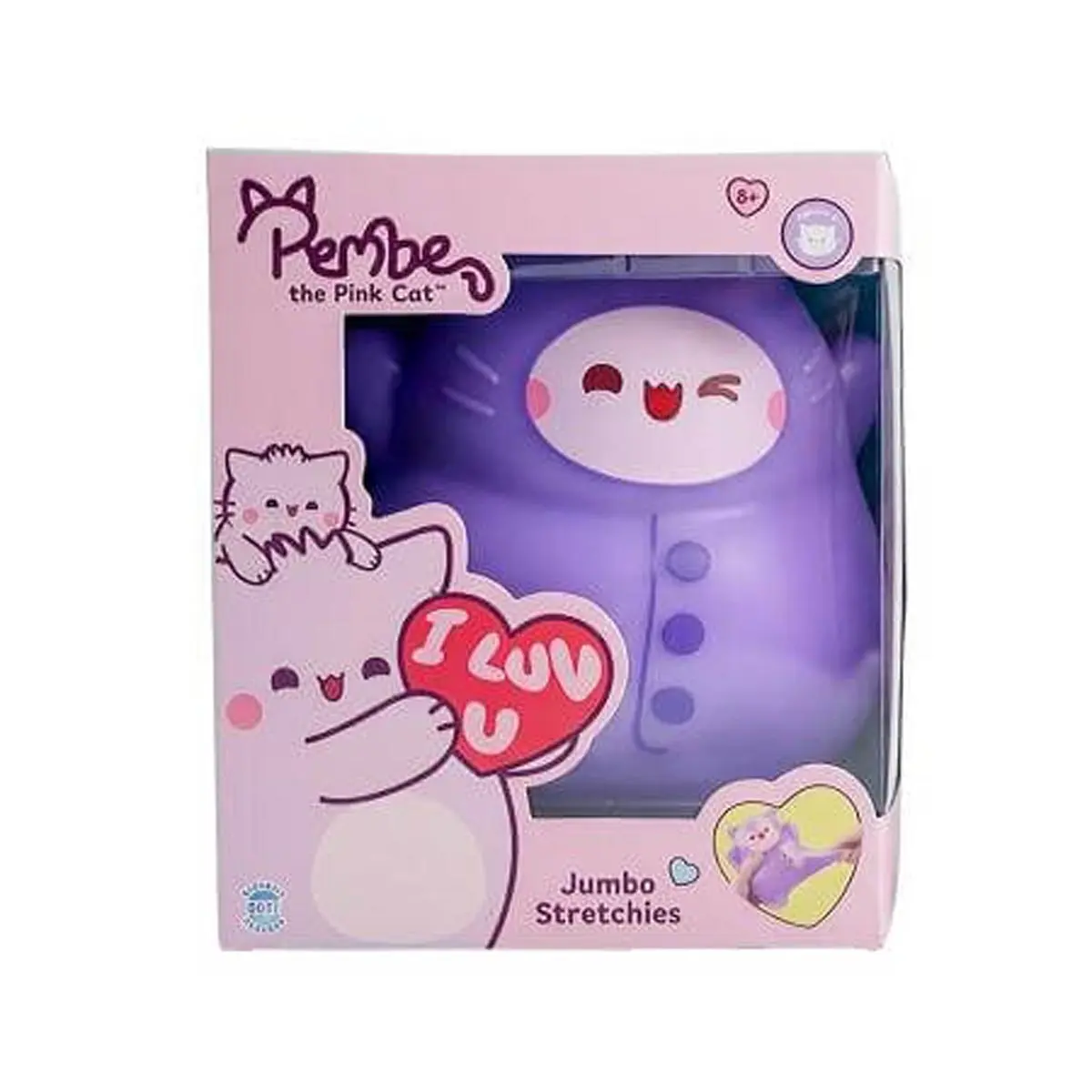 PEMBE Jumbo Stretchy Fioletowy, figurki, 20 cm - Zabawki