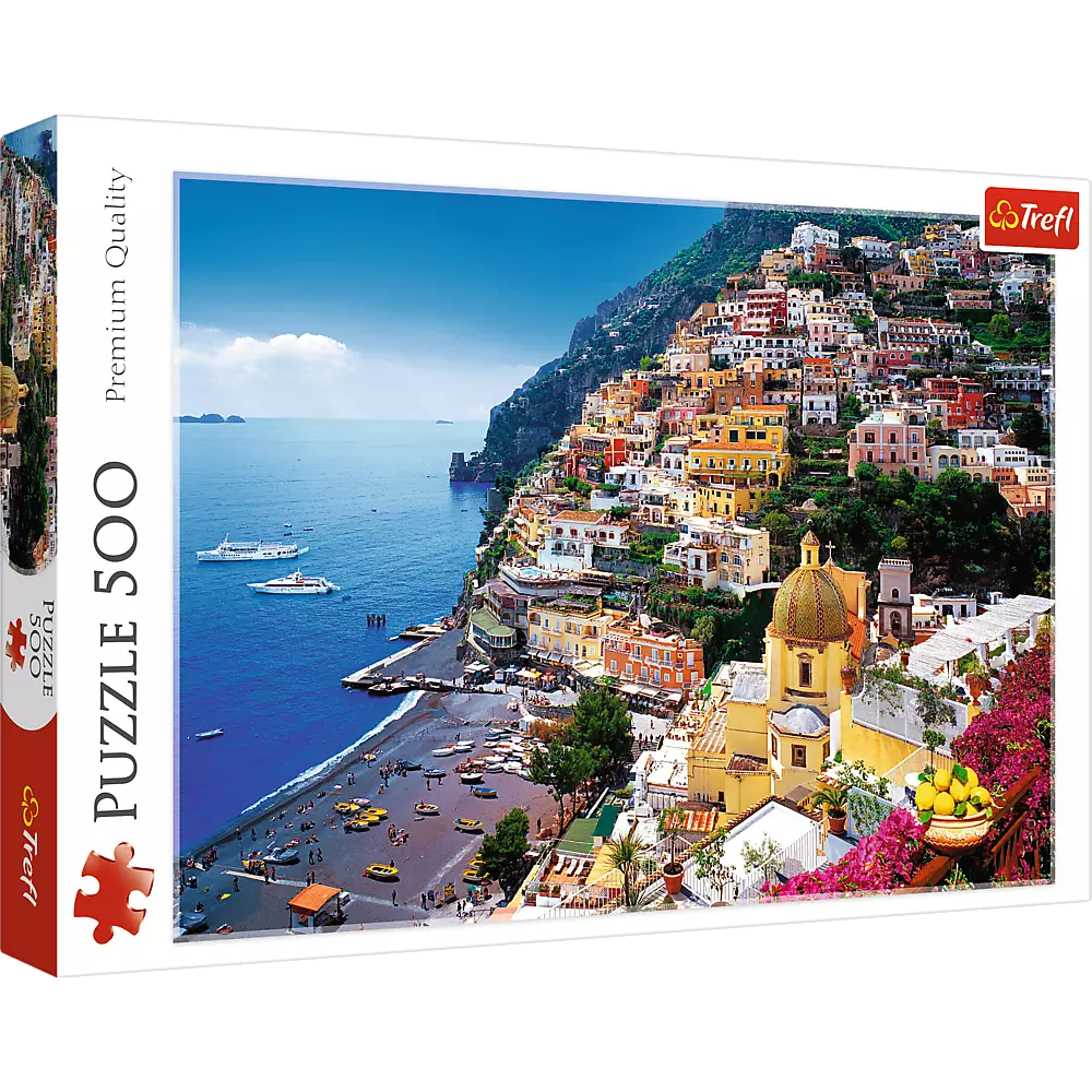 Puzzle 500 elementów. Positano. Wybrzeże Amalfickie. Włochy - Puzzle