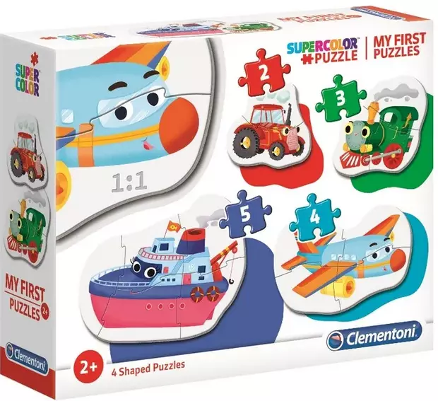 Puzzle 4w1. Moje Pierwsze Puzzle. Pojazdy - Puzzle