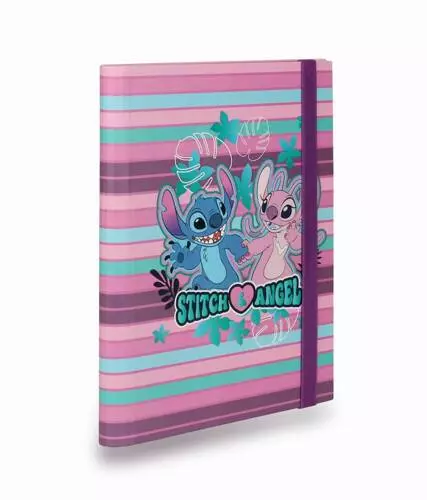 Teczka A5 przestrzenna z gumką Stitch wzór 3 - Papiernicze i szkolne