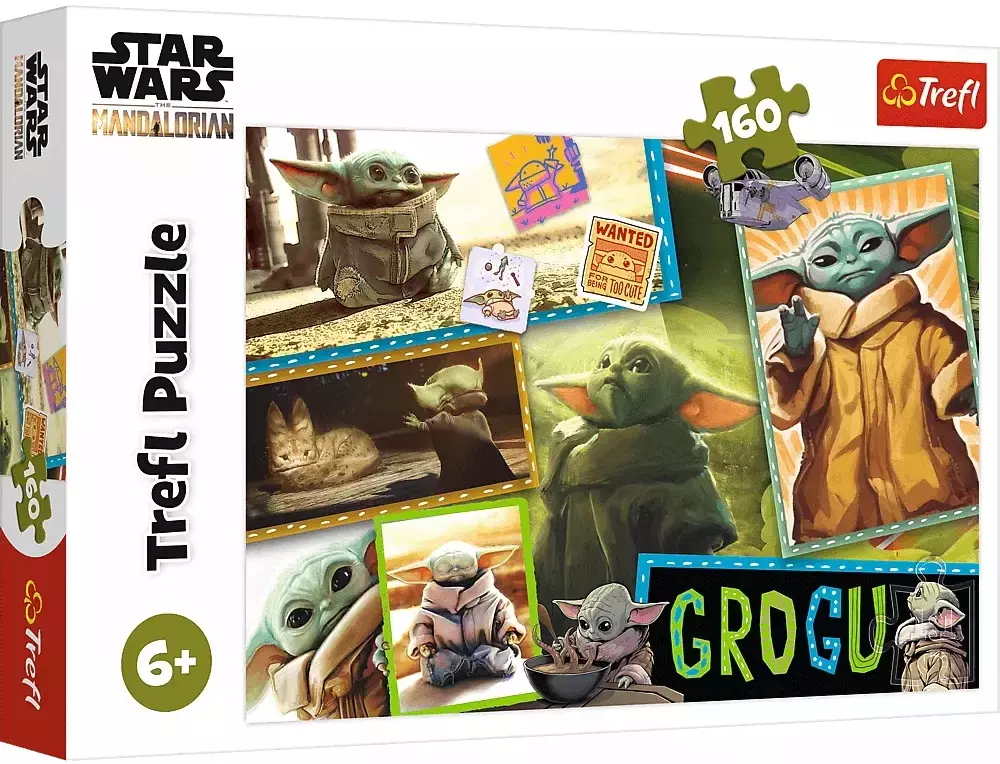 Puzzle 160 elementów. Star Wars Mandalorian. Grogu - Puzzle