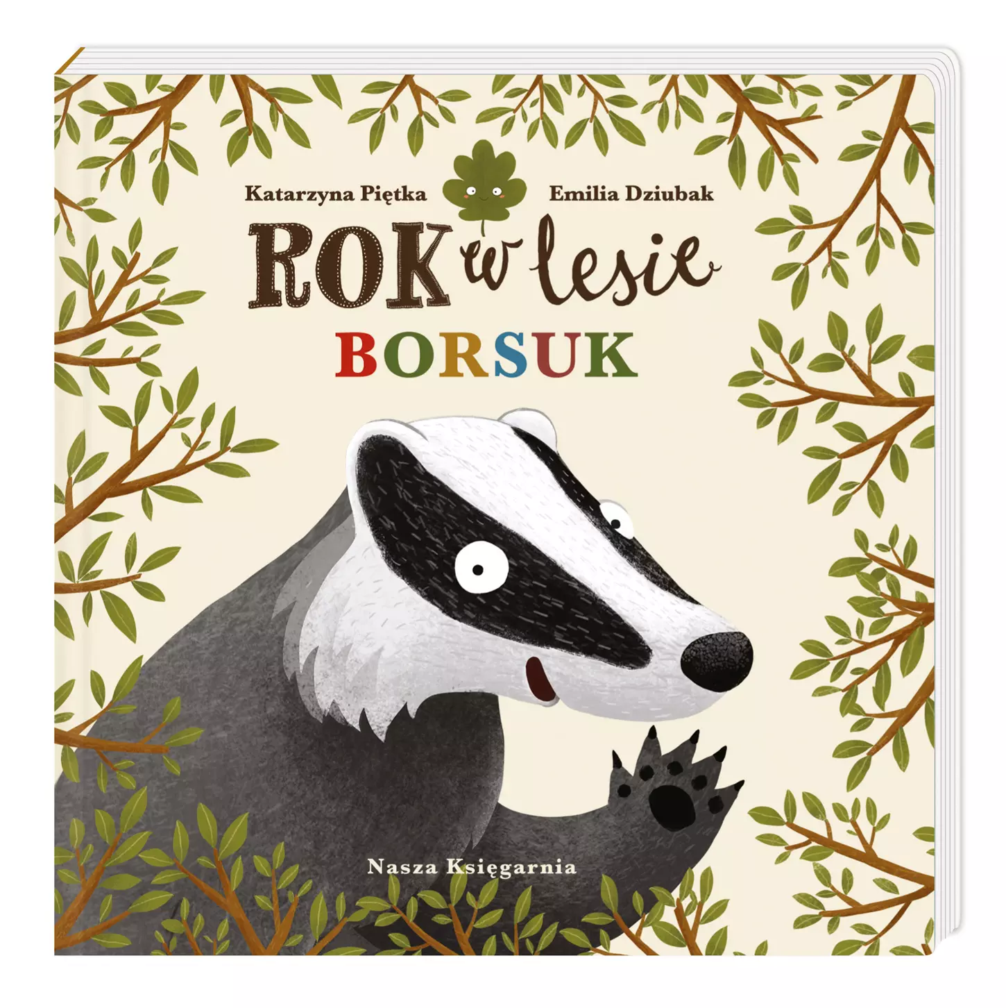 Rok w lesie. Borsuk - Książki