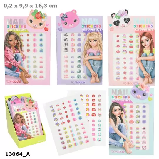 Naklejki na paznokcie Top Model BEAUTY&ME 1szt.mix 13064A - Zabawki