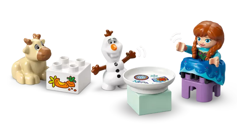 LEGO DUPLO Przyjęcie w lodowym zamku Anny i Elzy 10455 - Zabawki