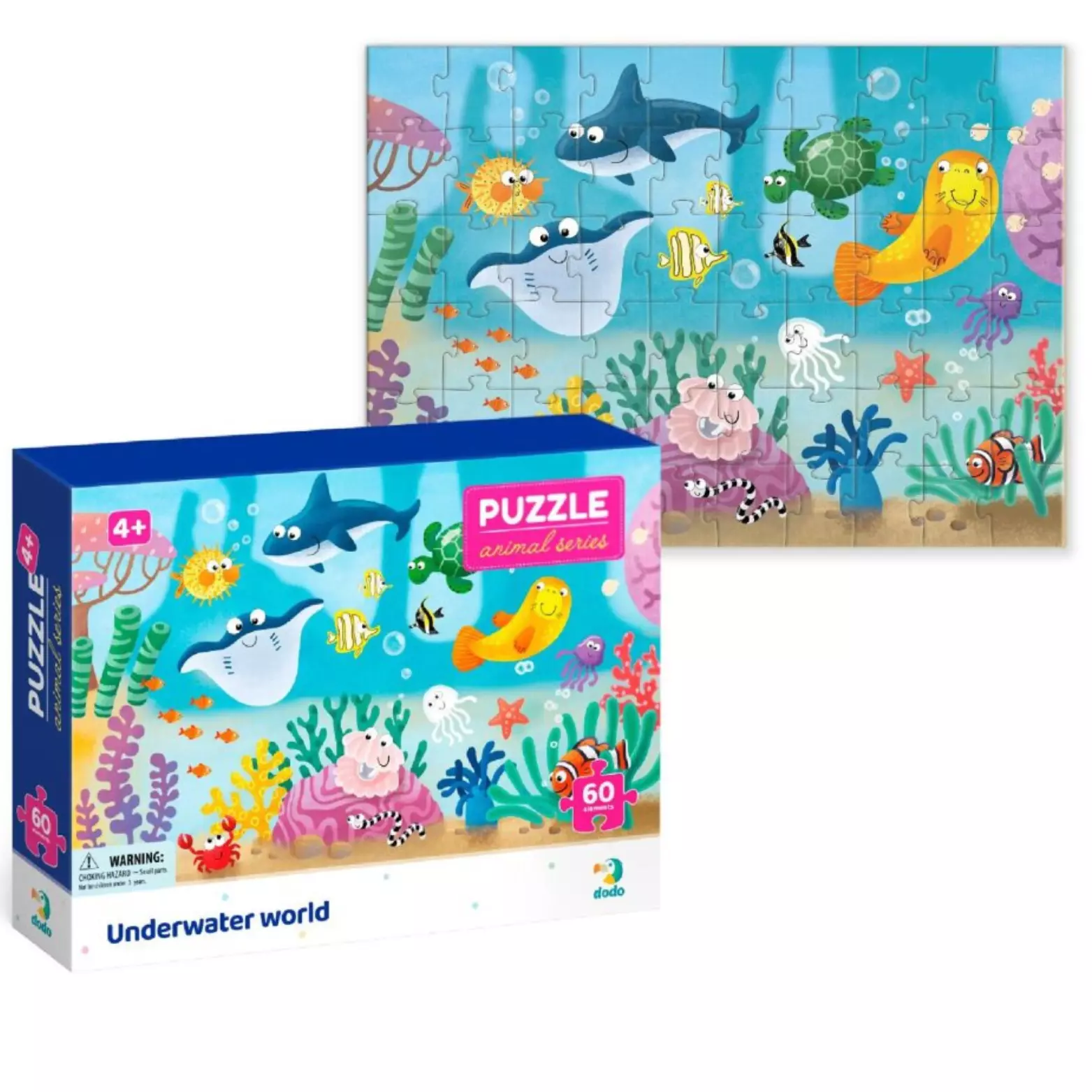 Puzzle 60 elementów. Podwodny świat - Puzzle