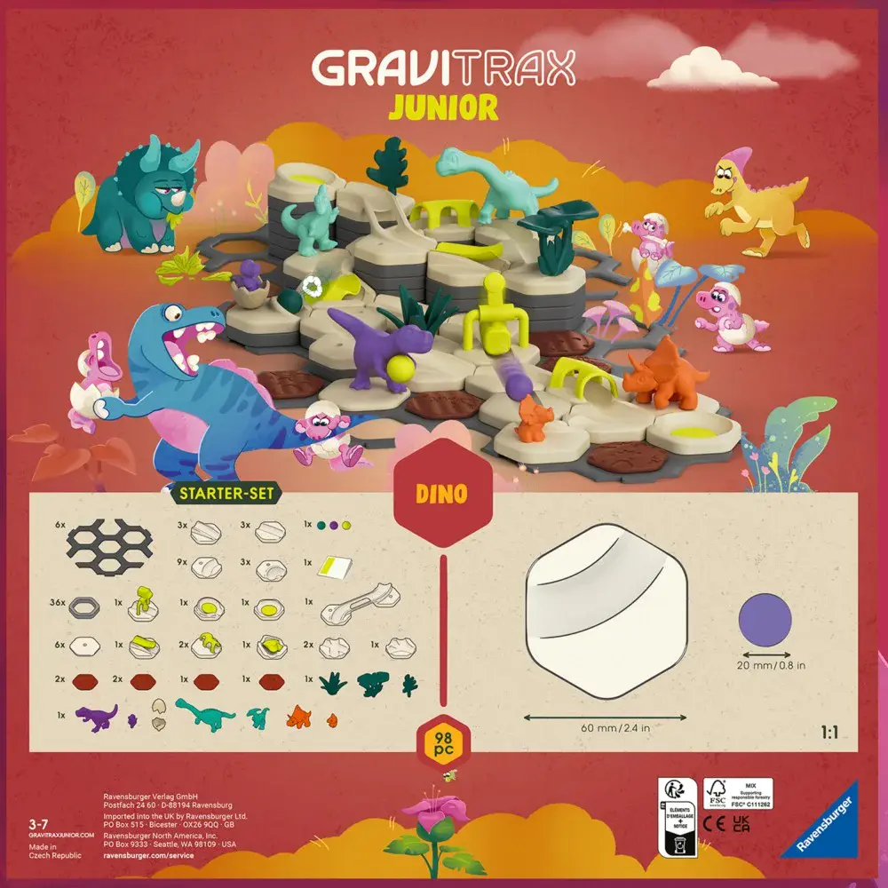 Gravitrax Junior. Zestaw startowy Dino - Zabawki
