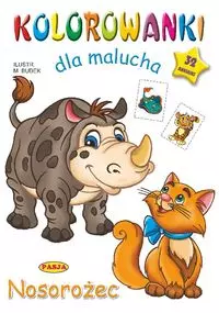 Kolorowanki dla malucha Nosorożec - Książki
