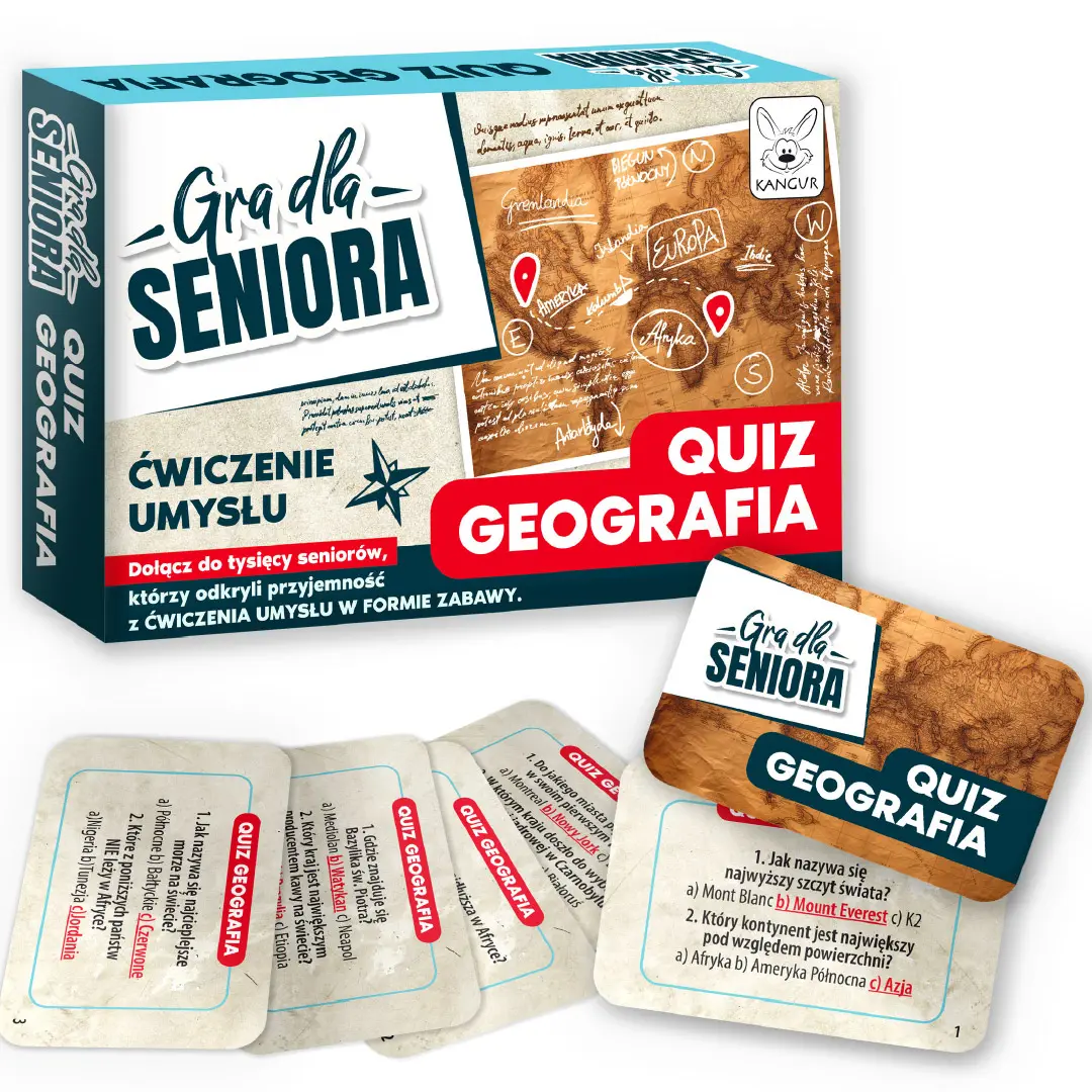 Gra dla Seniora. Quiz geografia - Gry