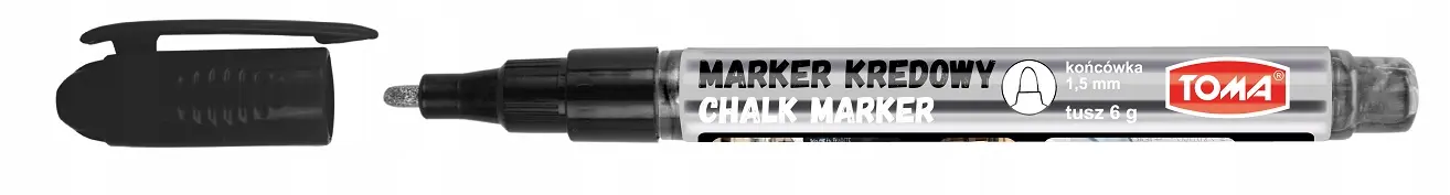 Marker Toma kredowy srebrny 1,5mm - Papiernicze i szkolne