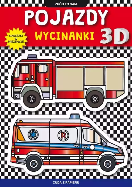 Pojazdy wycinanki 3 D - Książki