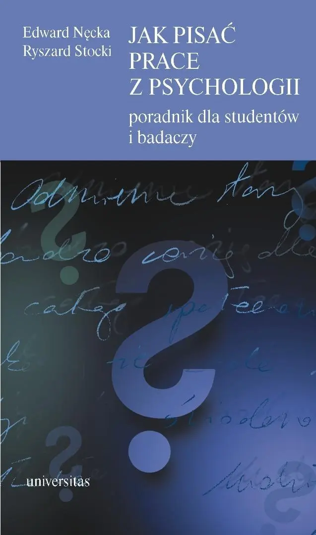 Jak pisać prace z psychologii - Książki