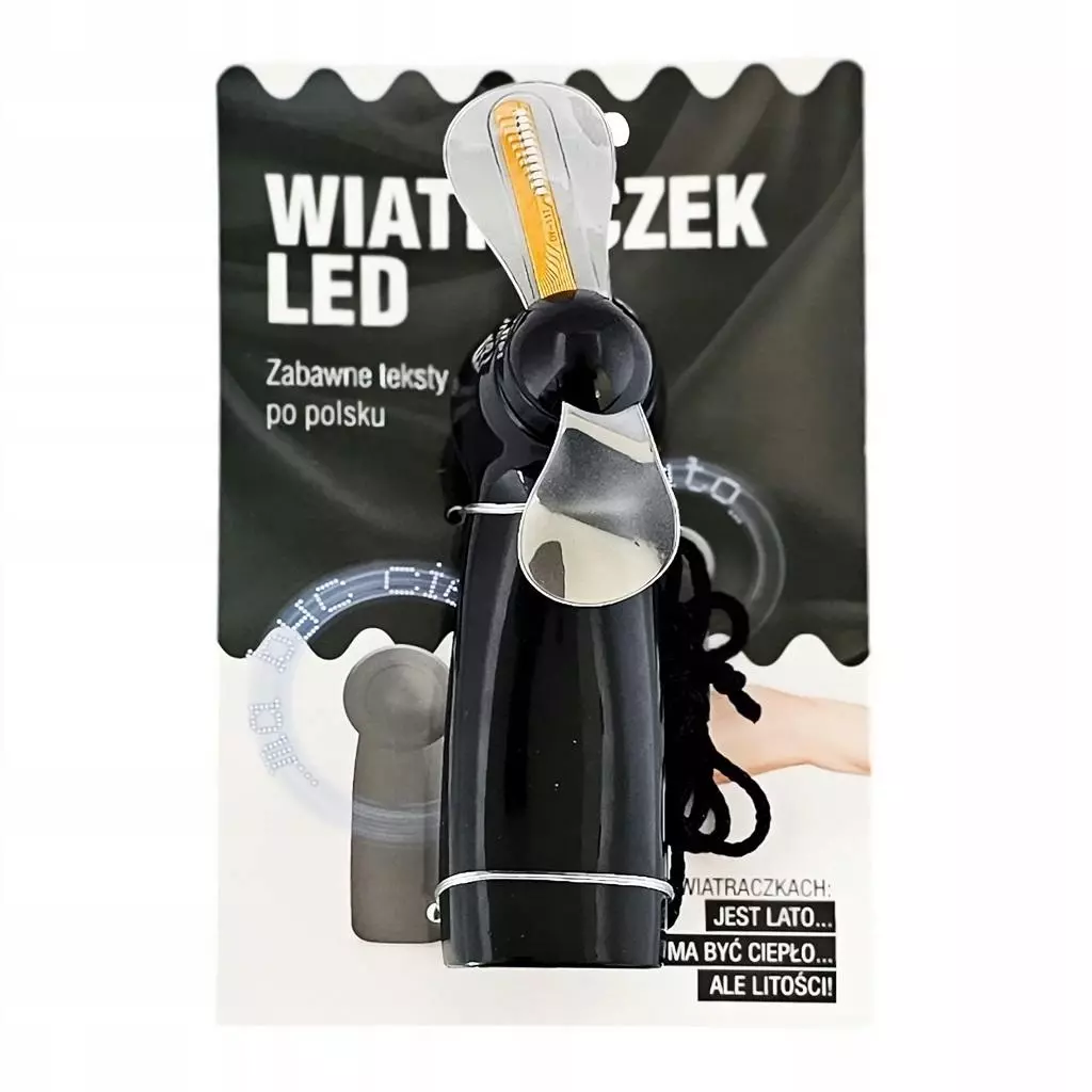 Wiatraczek led czarny - Książki