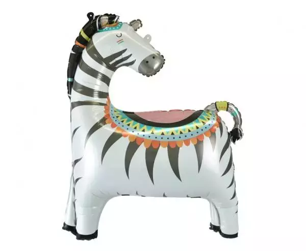 Balon foliowy Zebra, 58x73 cm - Książki