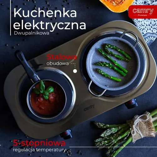 Kuchenka elekt. dwupalnikowa - Elektronika i akcesoria
