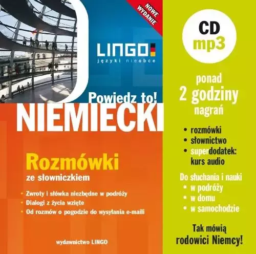 Niemiecki Rozmówki + audiobook MP3, książka papierowa - Książki