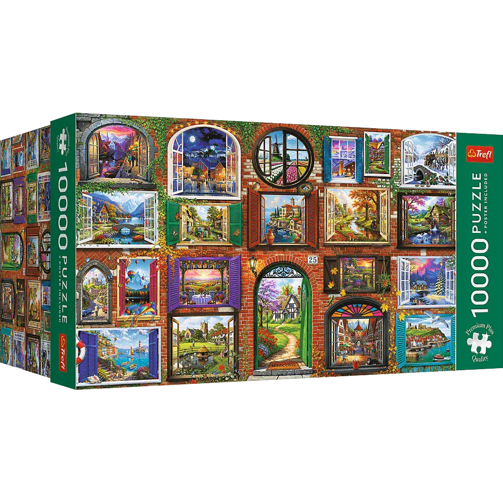 Puzzle Premium Plus Quality 10000 el. Windows of the Seasons - Puzzle