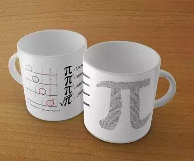 Kubek - Matematyka. Literka Pi - Papiernicze i szkolne