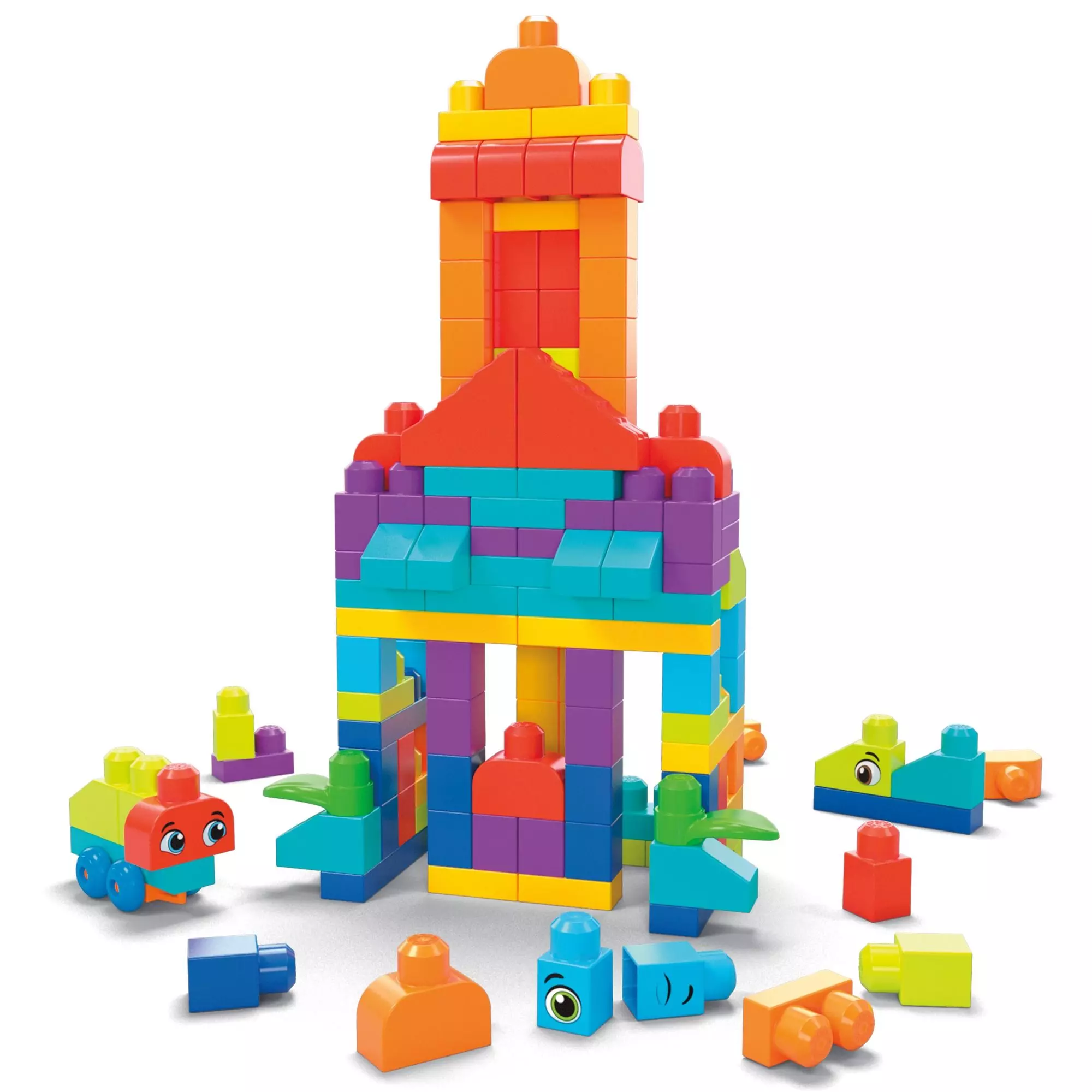 Mega Blocks. HHM96 Zestaw klocków, 150 elementów - Zabawki