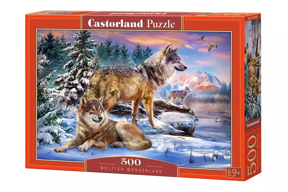 Puzzle 500 elementów. Wilcza kraina - Puzzle