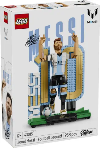 LEGO EDITION Lionel Messi piłkarska legenda 43015 - Zabawki