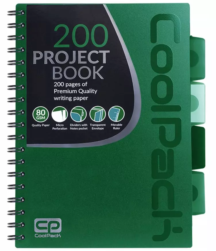 Kołobrulion B5. CoolPack, zielony - Papiernicze i szkolne