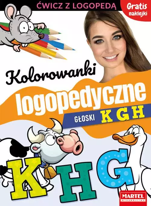 Kolorowanki logopedyczne. Głoski K, G, H - Książki