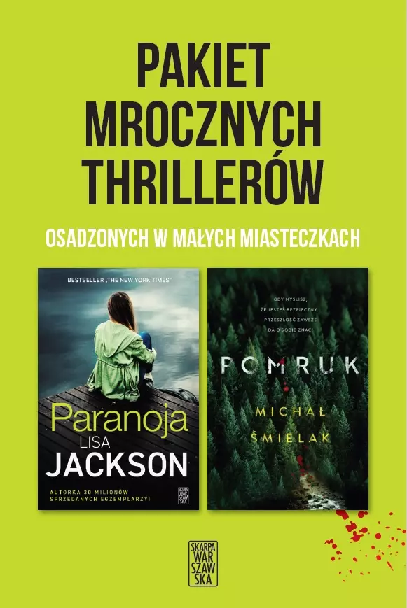 Paranoja + Pomruk - pakiet mrocznych thrillerów osadzonych w małych miasteczkach - Książki