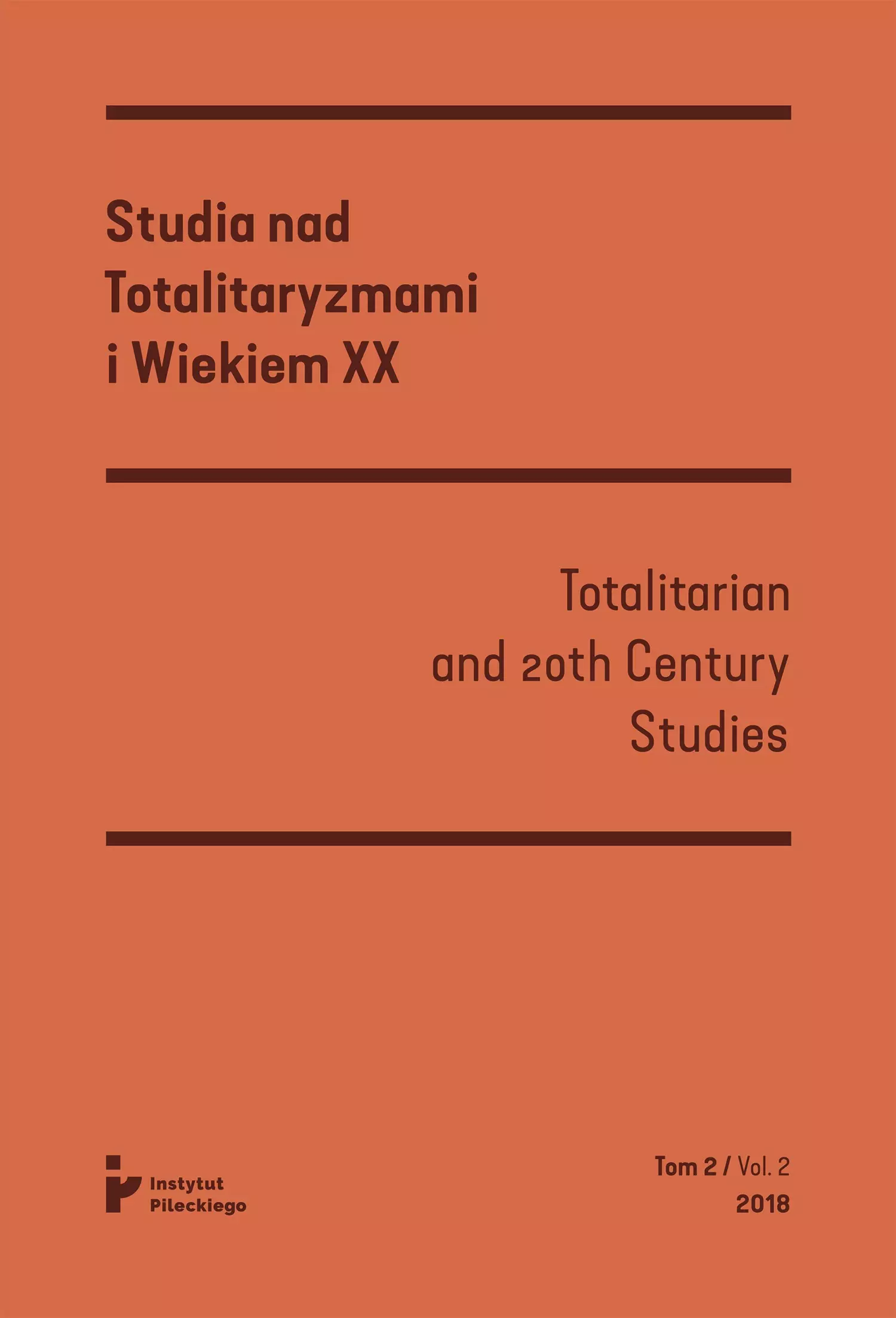Studia nad totalitaryzmami i wiekiem XX nr 2/2018 - Książki